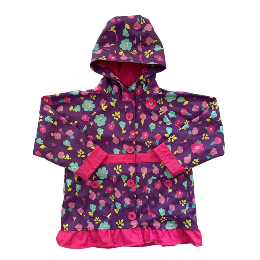 Western Chief Floral Rain Coat Size 6